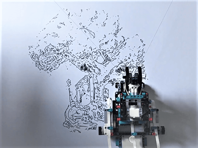 Doodlebot: A Lego Wall Plotter