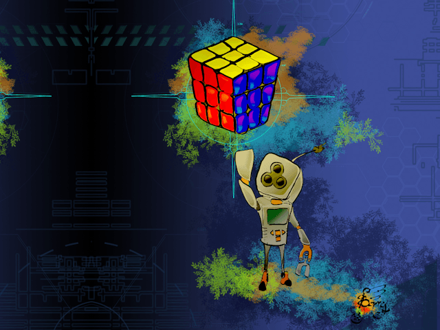 Master Piece: Lego Rubik's Cube Solver