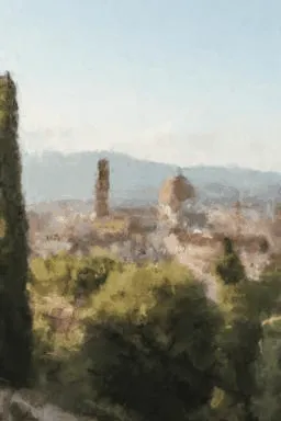 Painting process animation